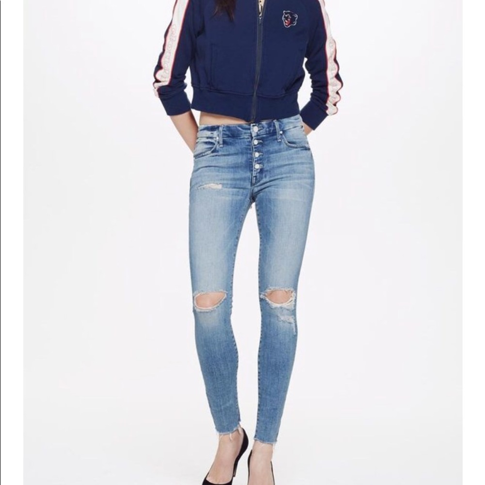 MOTHER Denim The Pixie Fray: Losing Control